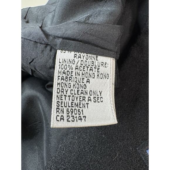 Talbots Vintage Wool-Blend Christmas Embroidered Vest S Preppy Holiday Teacher - Picture 7 of 8